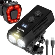 SADA LED USB BICYKLOVÉHO SVETLA PRE PREDNÝ A ZADNÝ VAYOX