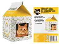 KARTÓNOVÝ DOMČEK PRE MAČKU KITTY DRAPAK 34X48X33