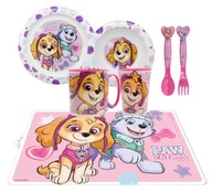 JEDÁLNA SÚPRAVA PAW PATROL hrnček CUTLERY SKYE