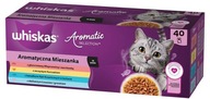 Whiskas aromatický výber zmesi aromatickej zmesi príchutí v SOS 40x85G