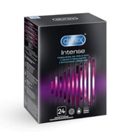 Rebrované kondómy Durex Intense so stimulačným gélom