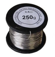 Nerezový drôt na rámy 0,4 mm - 250 g