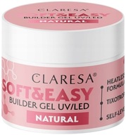 SOFT&EASY BUILDER GEL NATURAL 12G CLARESA Nude