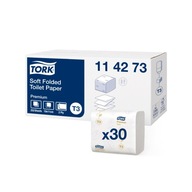 Tork 114273 - Mäkký skladaný toaletný papier T3