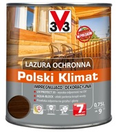 V33 impregnačná a ochranná lazúra palisander 0,75L