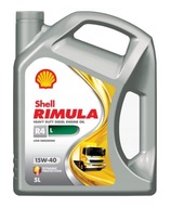 SHELL RIMULA R4 L MOTOROVÝ OLEJ 15W40 5L ORIGINÁL