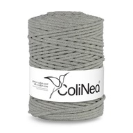 Colinea String sa prepletala pre makramu 100% bavlnu, 3 mm 200 m, šedá