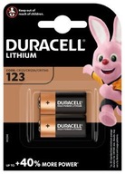 Duracell CR123 fotolítiová batéria 2PCS