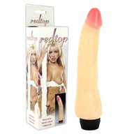 Realistický vibrátor telovej farby 18 cm. Penis.