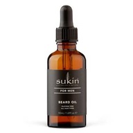 SUKIN, FOR MEN Olej na fúzy pre mužov, 50 ml