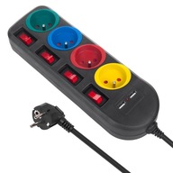 Maclean POWER STRIP MCE229 B PREdlžovací kábel