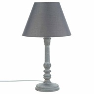 SPÁLŇOVÁ LAMPA KLASICKÁ STOLNÁ LAMPA SIVÁ VINTAGE