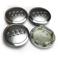 AUDI strieborné šiltovky šiltovky 69mm stred Logo KPL