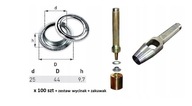 Oká 100 ks na plachtu fi25 + dierovačka a rezačka