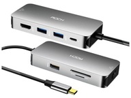 HUB ADAPTÉR ROCK USB-C HDMI 4K SD RJ45 MACBOOK PRO