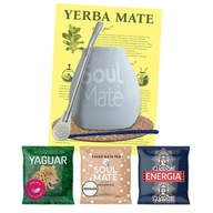 Yerba Mate Gourd Soul Mate Starter Set 3x50g