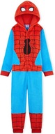 Marvel Kostým SPIDERMAN pyžamo, mäkké, typ kombinézy, 6-7 l, fleece 116-122