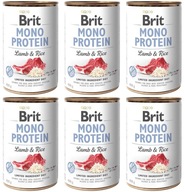 Brit Mono Protein Lamb & Rice 6 x 400 g