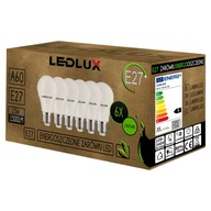 6x E27 A60 LED žiarovka 15W 1500lm 3 FARBY LEDLUX