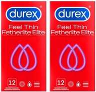 DUREX Fetherlite Elite kondómy 24 ks, TENKÉ