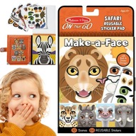 MELISSA&DOUG Opakovane použiteľné nálepky na safari