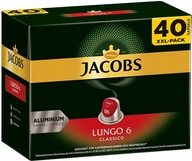 NESPRESSO JACOBS LUNGO CLASSICO KÁVA 40 stupňov XXL-BAL