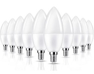 10 X E14 LED žiarovka 8W=40W SMD 820lm 270° Úspora energie bez blikania