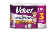 Papierová utierka Velvet Ultra Strong a'3