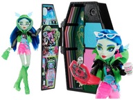 BÁBIKA MONSTER HIGH GHOULIA YELPS + príslušenstvo neónová séria HNF81