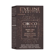 Eveline Choco Glamour Intenzívne regeneračná maska ​​na pery na noc 12ml