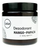 La Le Natural deodorant Mango-Papaya s nádychom vanilky, 120 ml