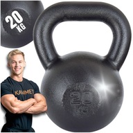 Liatinový kettlebell 20kg kettlebell kettlebell závažie na činku pre fit cvičenie