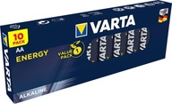 VARTA PRIEMYSELNÉ ALKALICKÉ BATÉRIE LR6 R6 AA x10