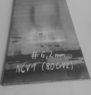 Oceľ NCV1 /80CrV2/1.2235, rozmer #6,2x30x300 mm