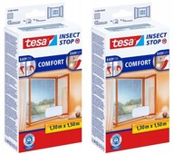 TESA COMFORT OKENNÁ SIEŤKA PROTI KOMÁROM 1,3X1,5M BIELA ​​x2