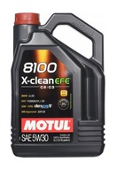 SYNTETICKÝ OLEJ MOTUL 8100 X-CLEAN EFE 5W30 5L