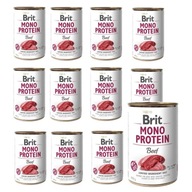 Brit Mono Protein Beef mokré krmivo pre psov 12x400g