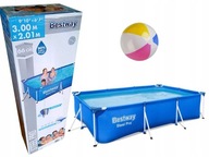 Bestway Rectangular Frame Pool 300x201x66 cm