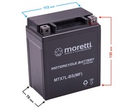 Batéria pre štvorkolku MTX7L-BS Moretti 7Ah GEL