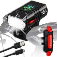 BIKE SVETLO PREDNÉ ZADNÉ BICYKLE SADA LED USB