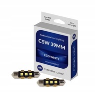 2x LED ŽIAROVKA C5W 39MM 3 LED 12V ZLATÁ 6000K MARBA