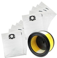 FILTER 10x TAŠKY PRE KARCHER WD 4 200 5 400 5 600