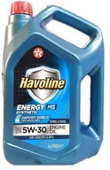 Syntetický olej Texaco Havoline Energy 5W30, 4l bal