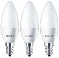 3x LED ŽIAROVKA 7W NW 4000K E14 SVIEČKA PHILIPS