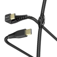 HAMA USB-C - USB-C GAMER KÁBEL 1,5 m čierny