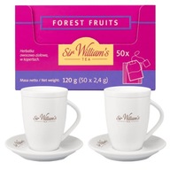 Sir William's Forest Fruits 50x2,4g a 2 šálky 250