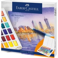 VODOVÁ FARBA KOCKY CS 48 FARIEB FABER-CASTELL..