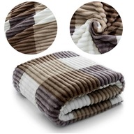 Deka 160x200 Fluffy Embossed Microfiber Ivana Stripes for Post