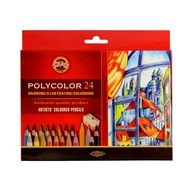 Ceruzkové pastelky 24kol Polycolor Koh-i-noor 3834