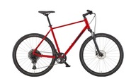 BICYKEL KTM X-LIFE CROSS H 56CM L CHROME RED 2022